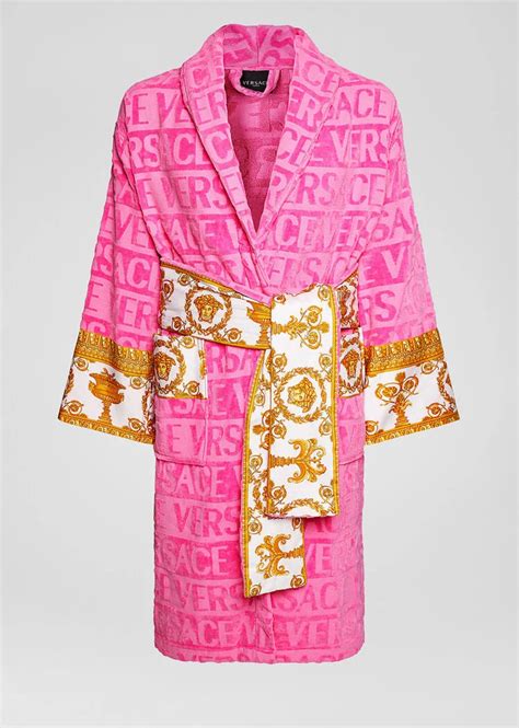 versace pink robe replica|versace robe dupe.